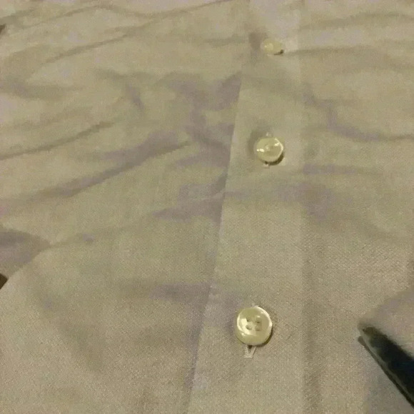 Cole Haan Grand OS Blue Shirt Men's Size 15 And 32/33 Long Sleeve Button Up - Picture 3 of 8